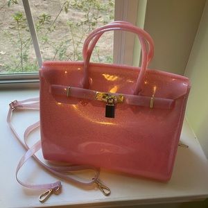 Pink Sparkle Jelly Bag